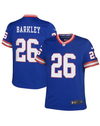 Saquon Barkley New York Giants Youth Classic Player Game Jersey - Royal