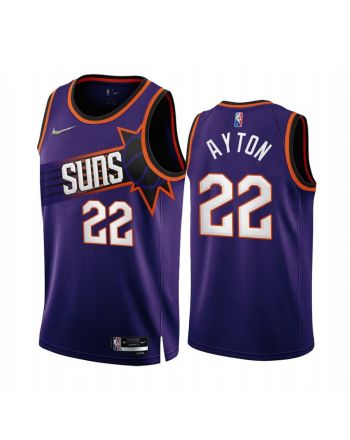 Deandre Ayton Phoenix Suns 2022-23 Purple 22 Icon Edition Jersey 75th - Men