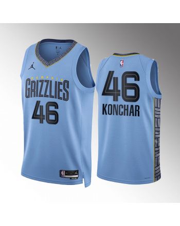 John Konchar 46 2022-23 Memphis Grizzlies Blue Statement Edition Jersey Swingman