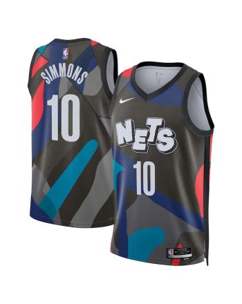 Ben Simmons 10 Brooklyn Nets 2023/24 City Edition Swingman Jersey - Black