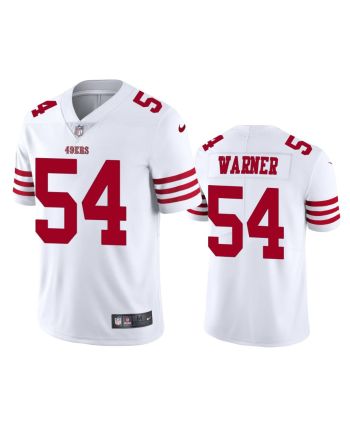 San Francisco 49ers Fred Warner 54 2022-23 Vapor Limited White Jersey - Men's