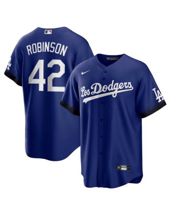 Jackie Robinson 42 Los Angeles Dodgers City Connect Men Jersey - Royal