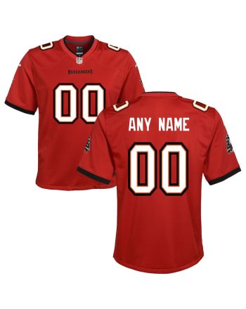 Tampa Bay Buccaneers Youth Custom 00 Game Jersey - Red