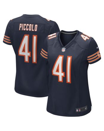 Brian Piccolo 41 Chicago Bears Women Game Retired Jersey - Navy