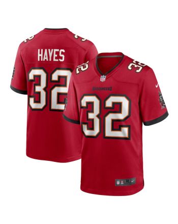 Josh Hayes 32 Tampa Bay Buccaneers Men Game Jersey - Red