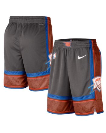 Oklahoma City Thunder 2022/23 City Edition Swingman Shorts - Anthracite