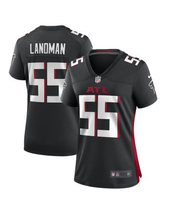 Nate Landman Atlanta Falcons Women's Game Player Jersey - Black