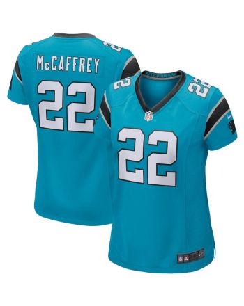 Christian McCaffrey 22 Carolina Panthers Women's Game Jersey - Blue