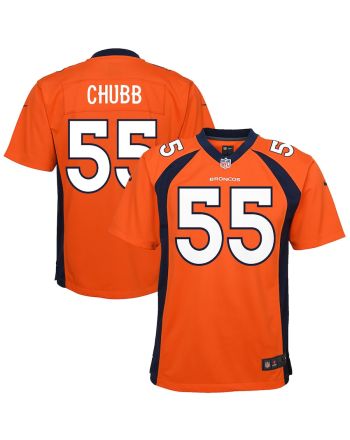 Bradley Chubb 55 Denver Broncos YOUTH Game Jersey - Orange