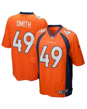 Dennis Smith 49 Denver Broncos Men Game Retired Jersey - Orange