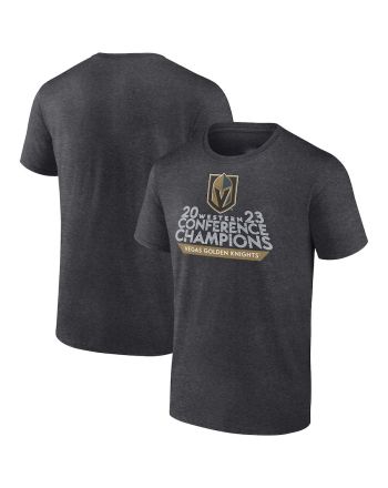 Vegas Golden Knights 2023 Western Conference Champions Locker Room T-Shirt - Heather Charcoal