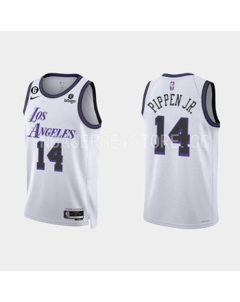 Los Angeles Lakers 14 Stanley Johnson 2022-23 City Edition White Men Jersey