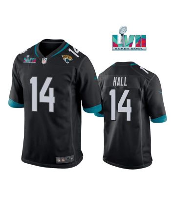 Marvin Hall 14 Jacksonville Jaguars Super Bowl LVII Super Bowl LVII Men Game Jersey- Black