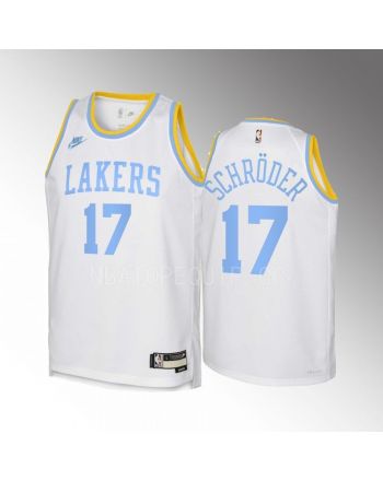 Dennis Schroder 17 Los Angeles Lakers 2022-23 Classic Edition White Youth Jersey - Swingman