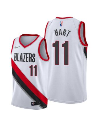 Portland Trail Blazers 11 Josh Hart 2022 Association Edition Jersey White - Men Jersey