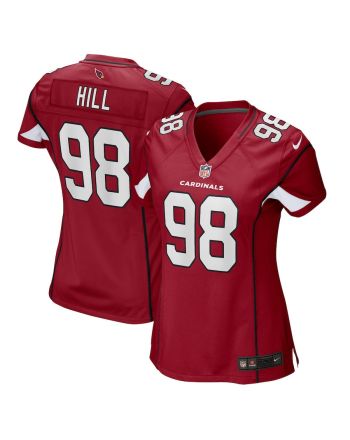 Trysten Hill 98 Arizona Cardinals Women's Game Player Jersey - Cardinal