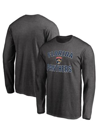 Florida Panthers Victory Arch Long Sleeve T-Shirt - Heathered Gray