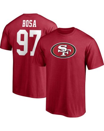 Nick Bosa San 97 San Francisco 49ers Unisex T-Shirt - Scarlet