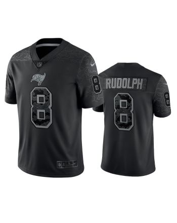 Kyle Rudolph 8 Tampa Bay Buccaneers Black Reflective Limited Jersey - Men