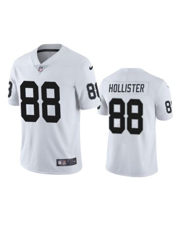 Men's Jersey Las Vegas Raiders Jacob Hollister 88 White Vapor Limited Jersey