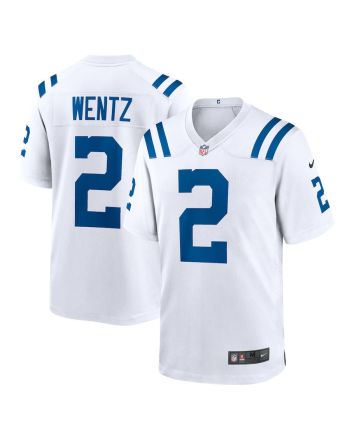 Carson Wentz 2 Indianapolis Colts Men Team Game Jersey - White