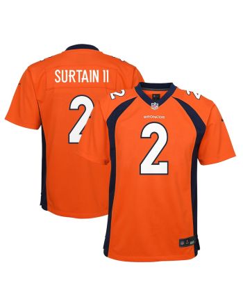 Patrick Surtain II 2 Denver Broncos YOUTH Game Jersey - Orange