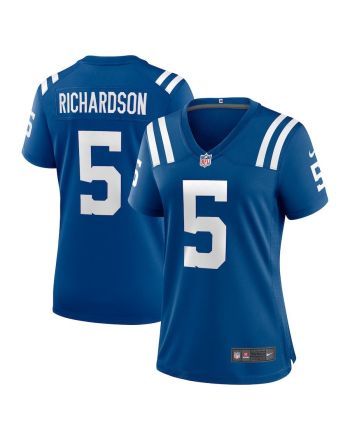 Anthony Richardson 5 Indianapolis Colts Women's Draft First Round Pick Game Jersey - Royal