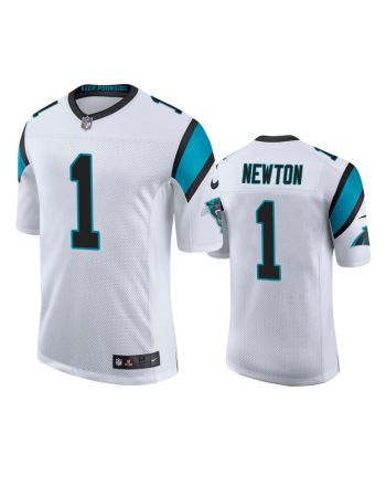 Carolina Panthers Cam Newton 1 White Vapor Limited Jersey