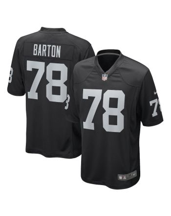 Jackson Barton Las Vegas Raiders Game Player Jersey - Black