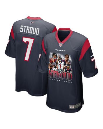 C.J. Stroud 7 Houston Texans The Chosen One Game Men Jersey - Navy