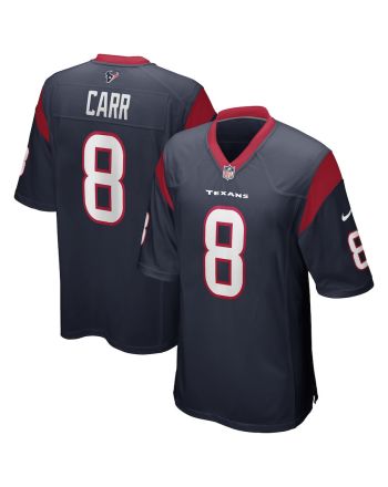 David Carr 8 Houston Texans Men Game Retired Jersey - Navy