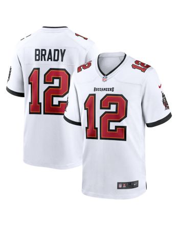 Tom Brady 12 Tampa Bay Buccaneers Men Game Jersey - White