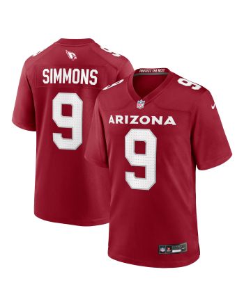 Isaiah Simmons 9 Arizona Cardinals Home Game Jersey - Cardinal