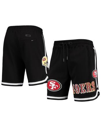 San Francisco 49ers Team Standard Core Shorts - Black