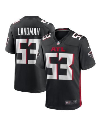 Nate Landman 53 Atlanta Falcons Game Men Jersey - Black