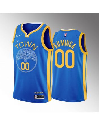 Jonathan Kuminga 00 2022-23 Golden State Warriors Blue Earned Edition Jersey OAK Town