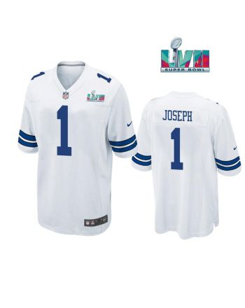 Kelvin Joseph 1 Dallas Cowboys Super Bowl LVII Super Bowl LVII White Men Game Jersey