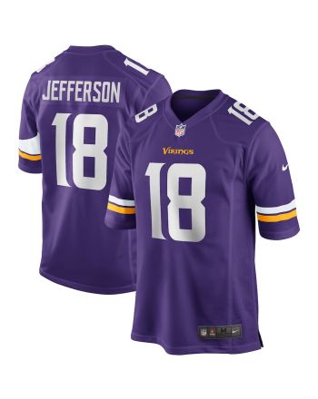 Justin Jefferson 18 Minnesota Vikings Player Game Jersey - Purple