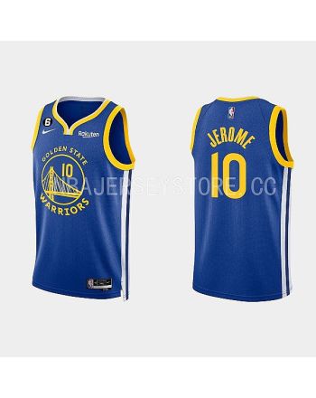 Golden State Warriors 10 Ty Jerome 2022-23 Icon Edition Royal Men Jersey