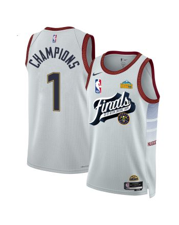 Denver Nuggets Just Build A Future Dynasty 2023 NBA Champions Swingman Jersey - White