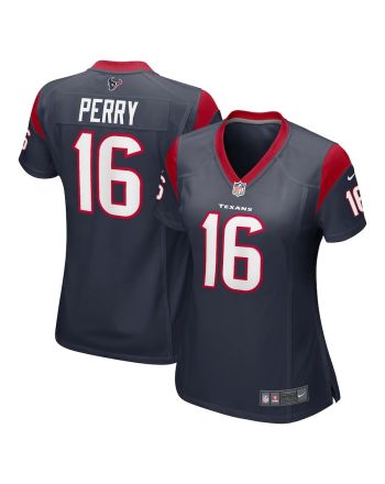 E.J. Perry 16 Houston Texans Women's Game Player Jersey - Navy