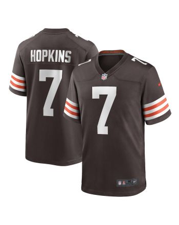 Dustin Hopkins 7 Cleveland Browns Men Team Game Jersey - Brown