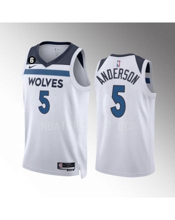 Kyle Anderson 5 Minnesota Timberwolves 2022-23 Association Edition White Men Jersey Swingman