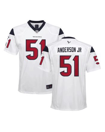 Will Anderson Jr. 51 Houston Texans YOUTH Game Jersey - White