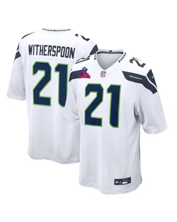 Devon Witherspoon 21 Seattle Seahawks 2024 Pro Bowl Patch Game Men Jersey - White