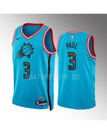 Chris Paul 3 Phoenix Suns Turquoise Jersey 2022-23 City Edition Swingman