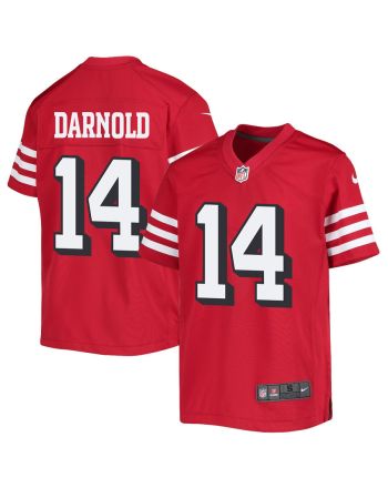 Sam Darnold 14 San Francisco 49ers Youth Alternate Game Jersey - Scarlet