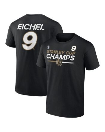 Jack Eichel Vegas Golden Knights 2023 Stanley Cup Champions Stack T-Shirt - Black