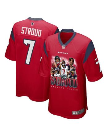 C.J. Stroud 7 Houston Texans The Chosen One Game Men Jersey - Red