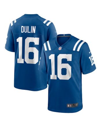 Ashton Dulin 16 Indianapolis Colts Men Game Jersey - Royal